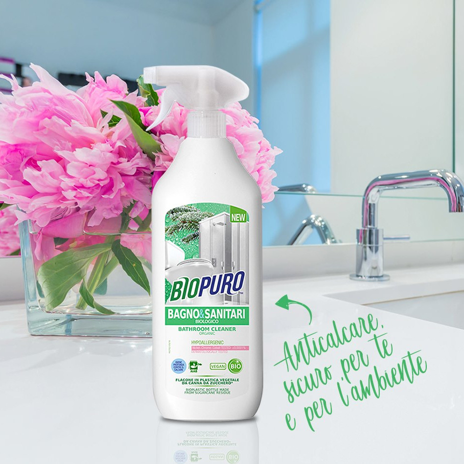 Detergente Bagno e Sanitari anticalcare ipoallergenico BIOPURO_63080
