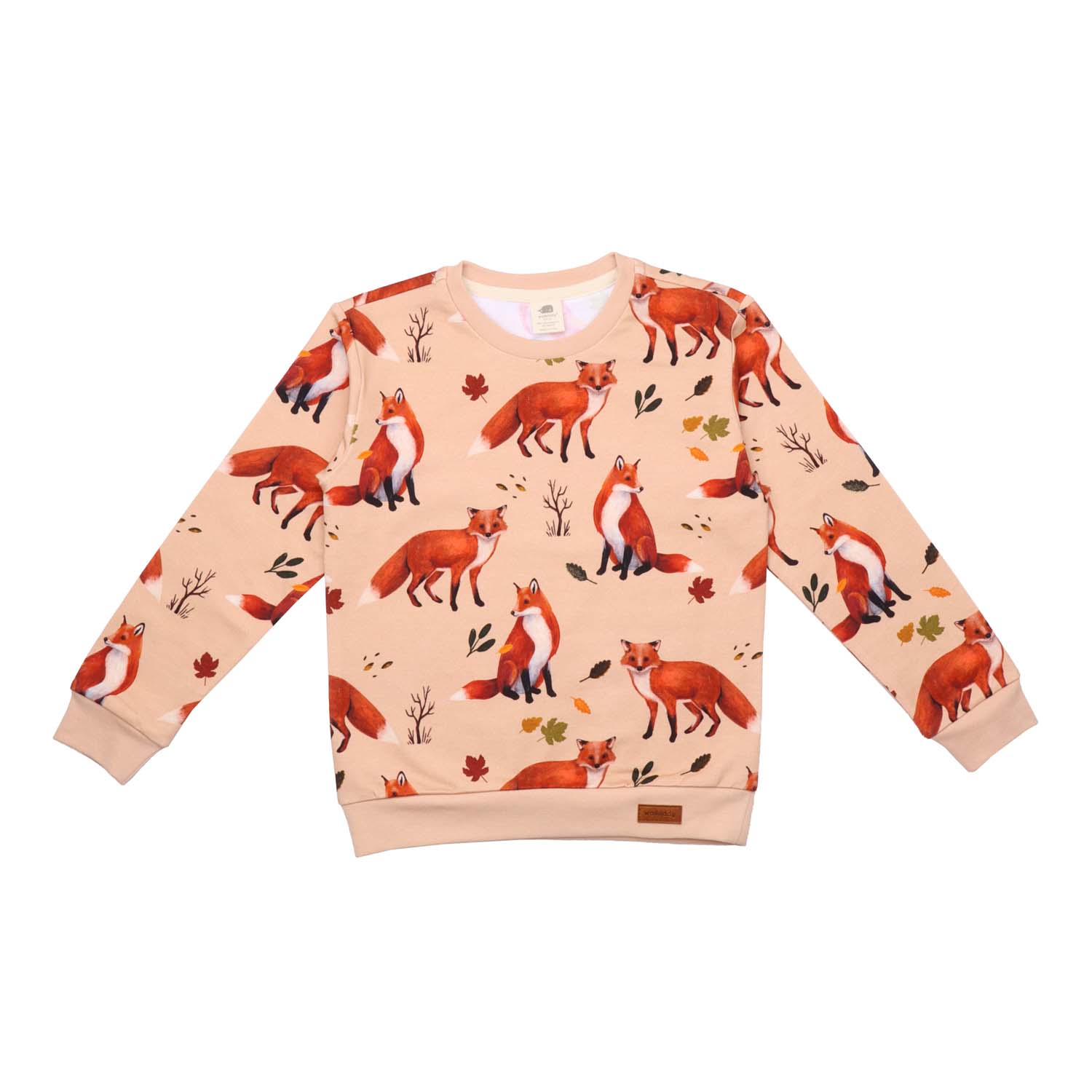 Felpa Red Foxes per bambini in cotone biologico