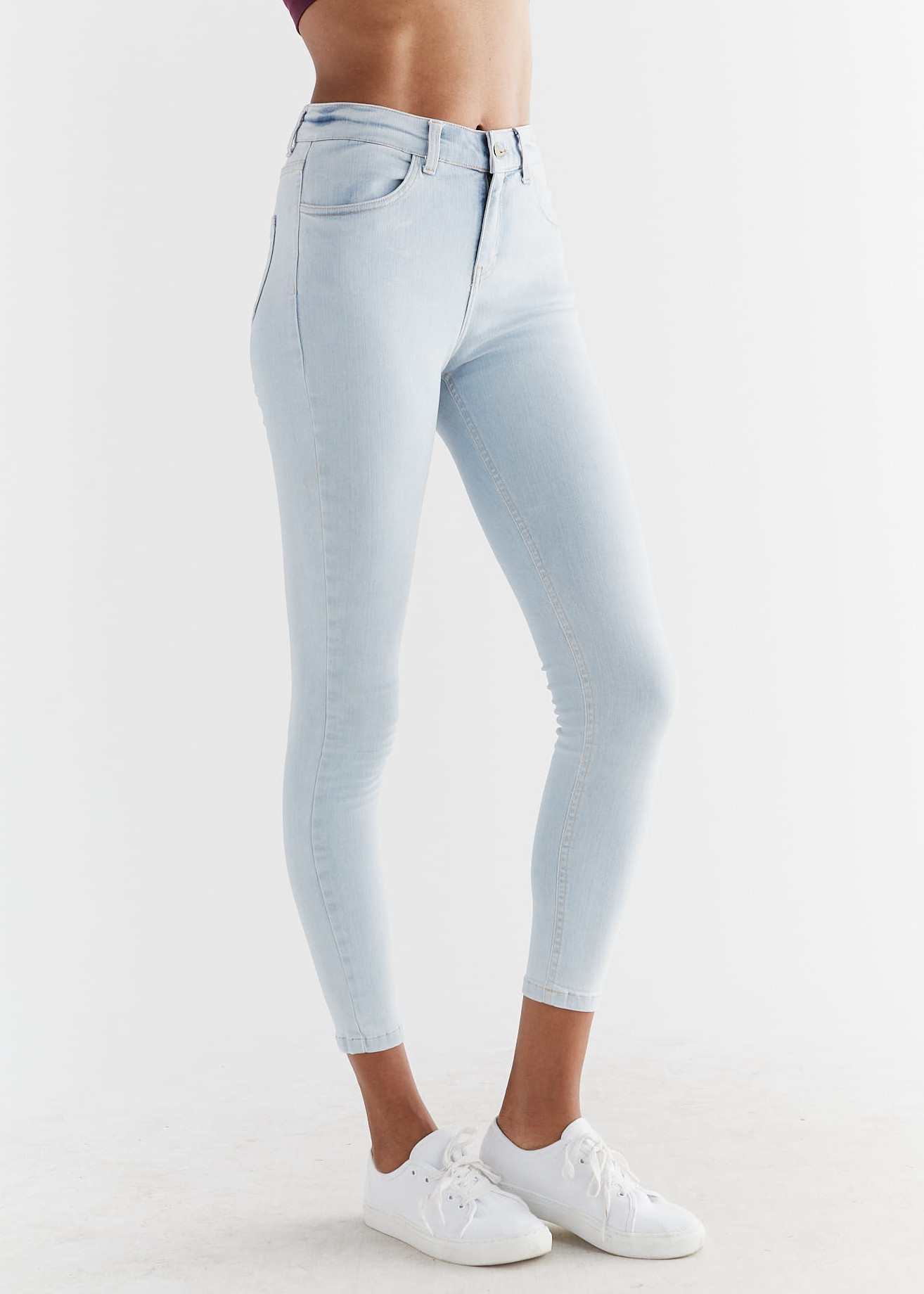 Verde M MODA DONNA Jeans Jeggings & Skinny & Slim Basic sconto 62% Mim Jeggings & Skinny & Slim 