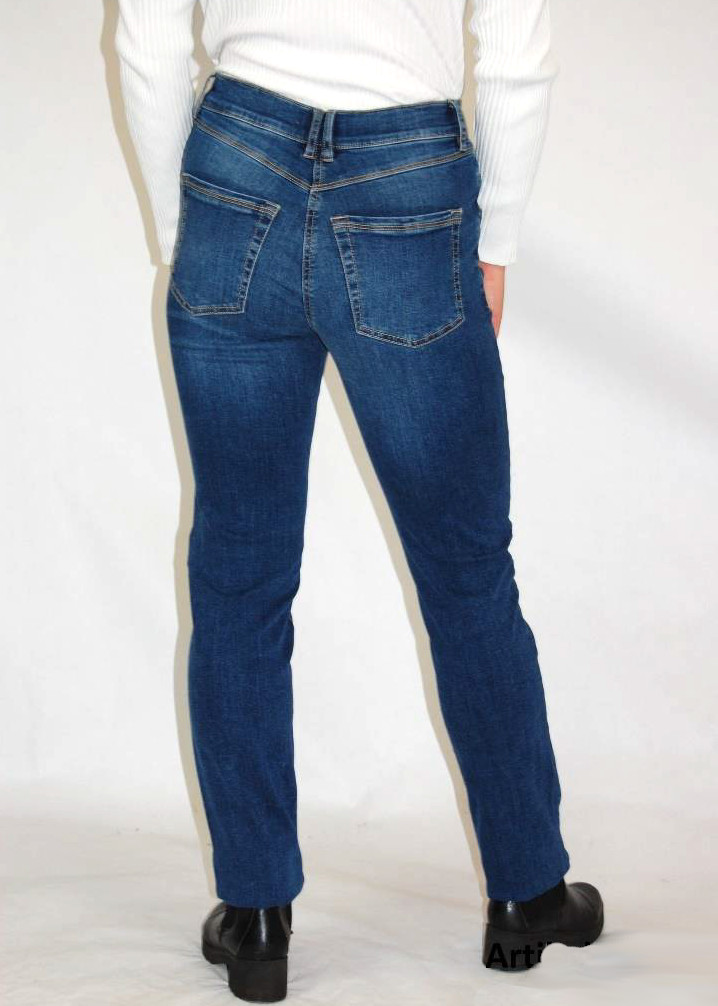 MODA DONNA Jeans Stampato Blu navy/Bianco M Levi's Jeggings & Skinny & Slim sconto 94% 