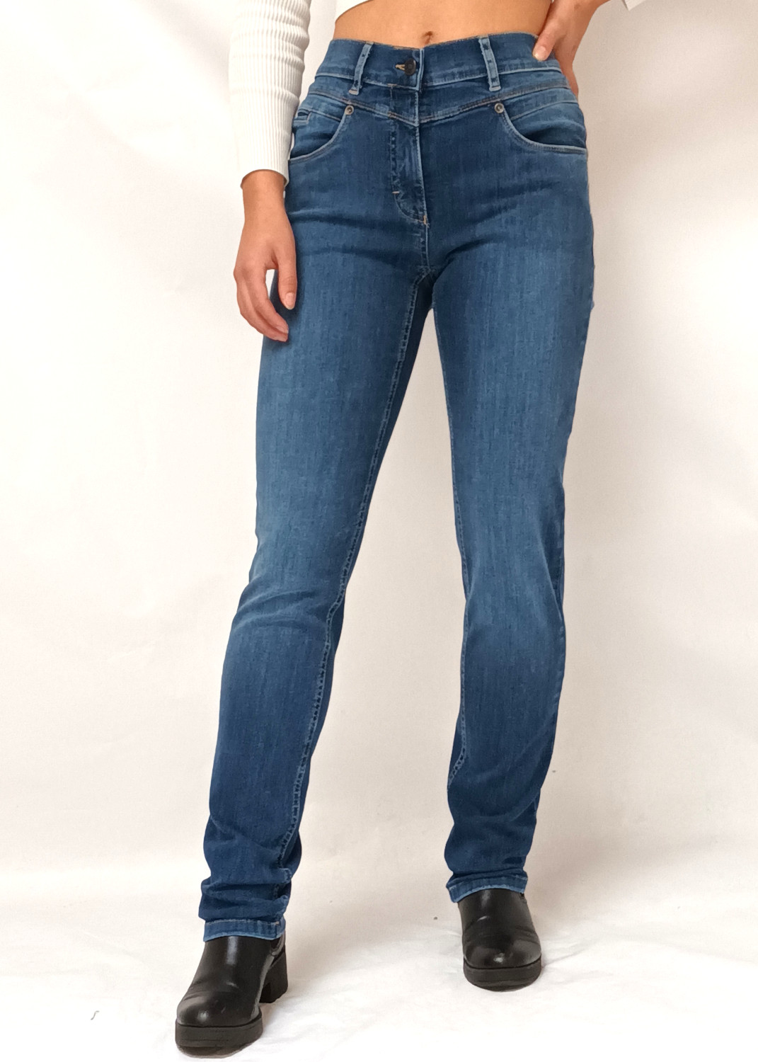 MODA DONNA Jeans Basic sconto 86% Blu M Hollister Jeggings & Skinny & Slim 