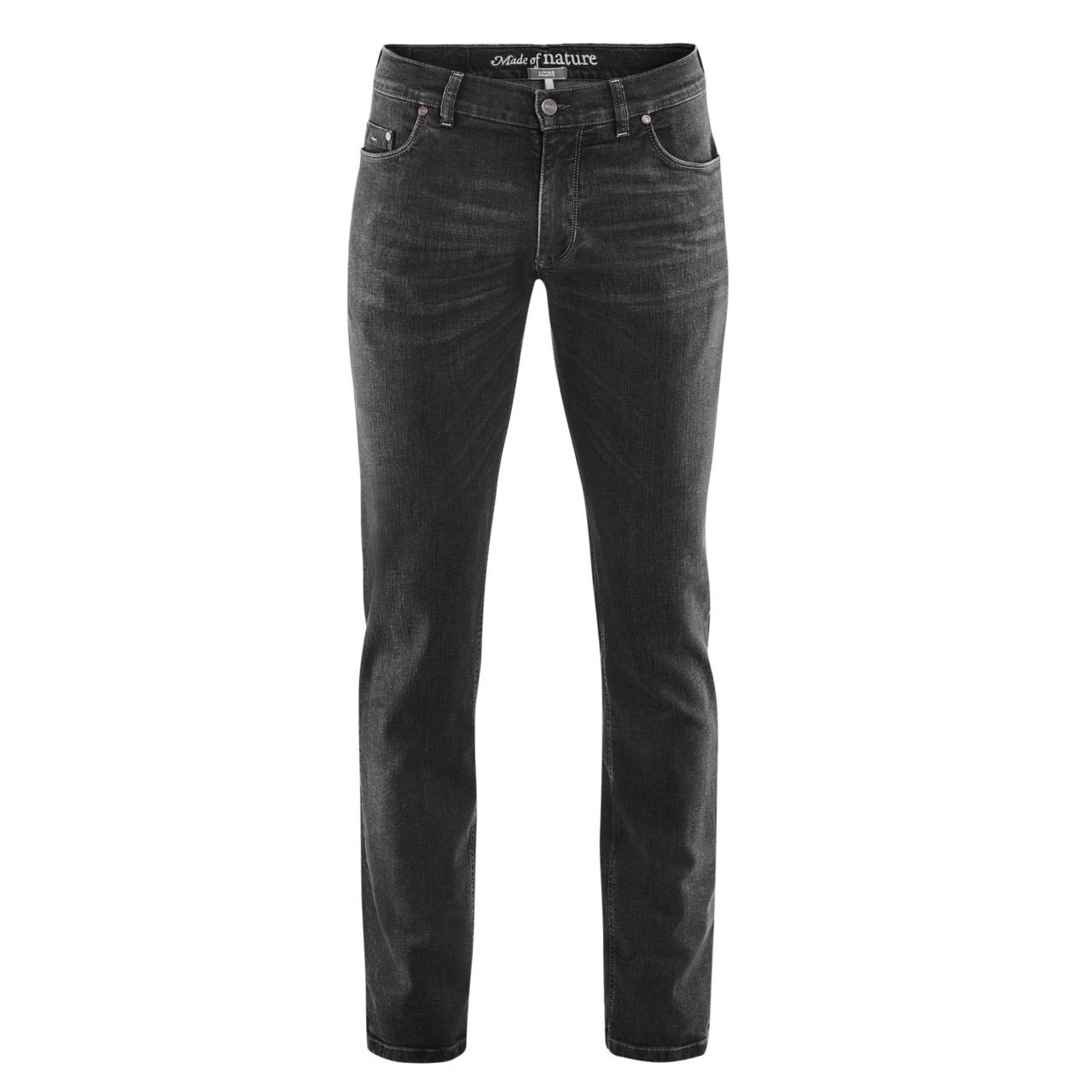 Jeans uomo Bosco in cotone biologico black washed