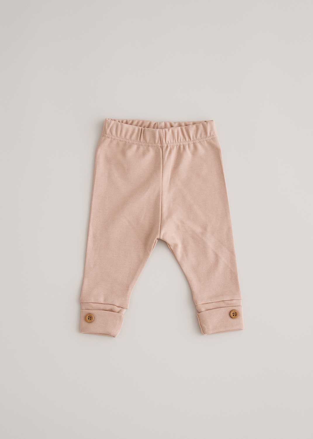 Leggings for babies in super soft organic PIMA cotton - Pink