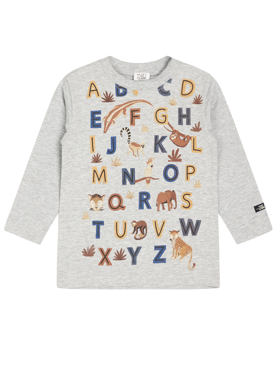 Maglia Anton alfabeto per bambini in cotone biologico