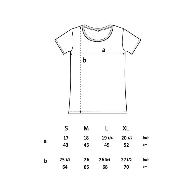 T-shirt donna basica in puro cotone biologico_52439