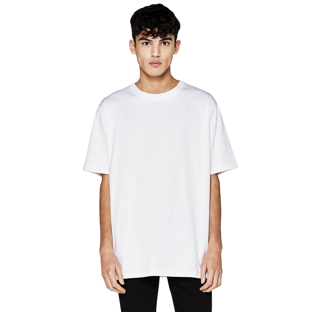 T-shirt Oversize unisex in cotone biologico - Bianco