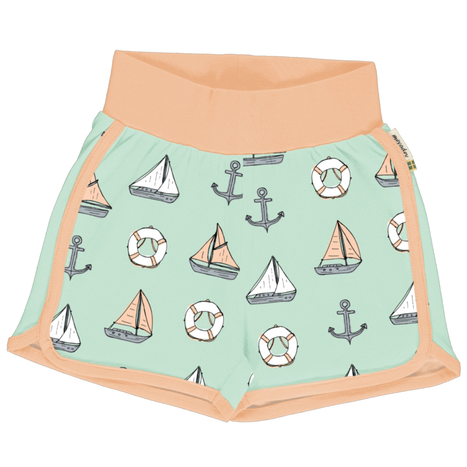 Pantaloncini Salty Boat per bambini in cotone biologico