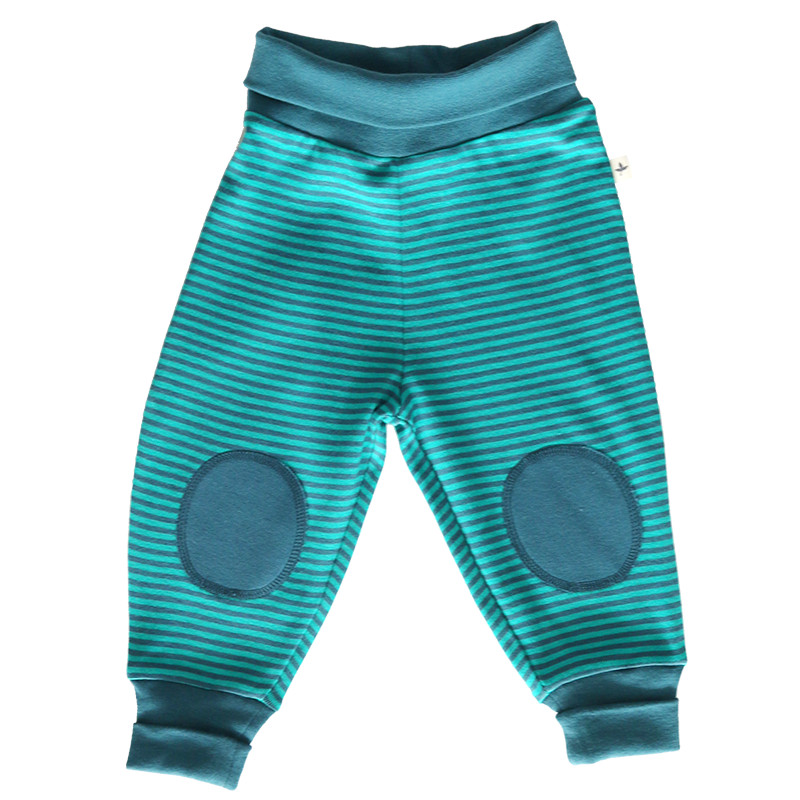 Pantaloni jersey per bambini Righe Danubio 100% cotone biologico