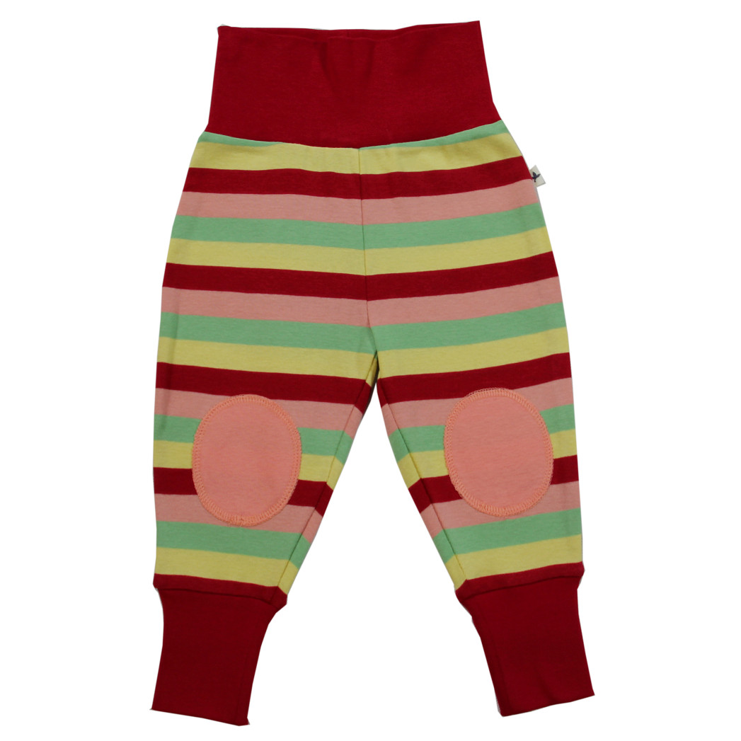 Pantaloni jersey per bambini Righe Pergamon 100% cotone biologico