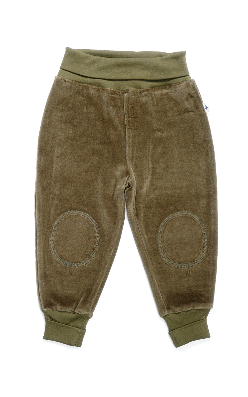 Pantaloni Nicky per bambini in ciniglia di cotone biologico_79954