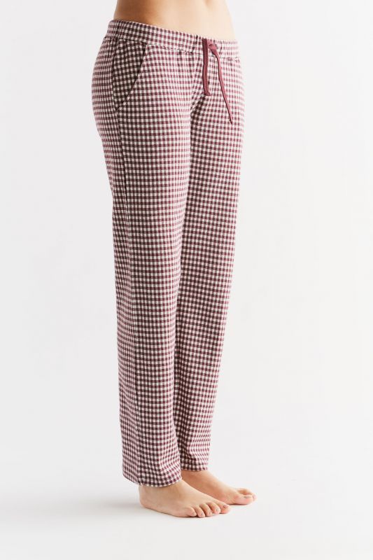 Pantaloni Pigiama Homewear donna in 100% cotone biologico_92722