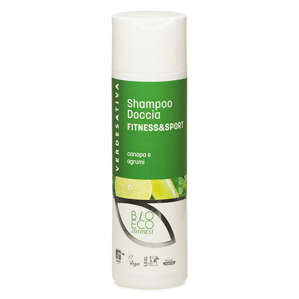 Shampoo Doccia Fitness & Sport - canapa ed agrumi