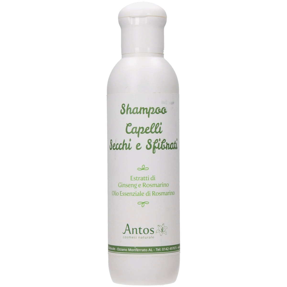 Shampoo per capelli secchi e sfibrati con Ginseng e Rosmarino