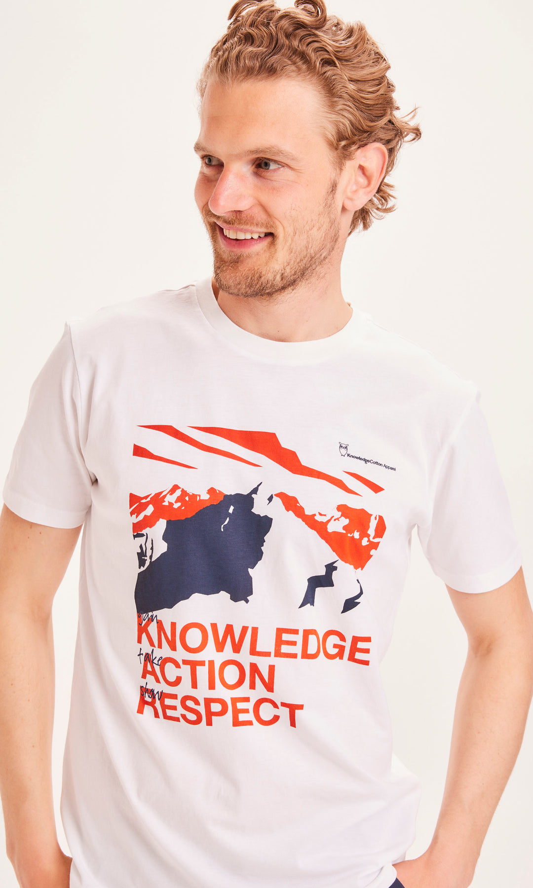T-shirt Alder Everest da uomo in puro cotone biologico