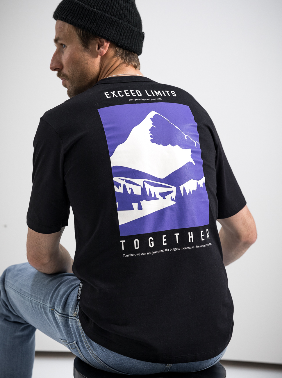 T-shirt EXCEED LIMITS da uomo in cotone biologico e TENCEL™  Modal