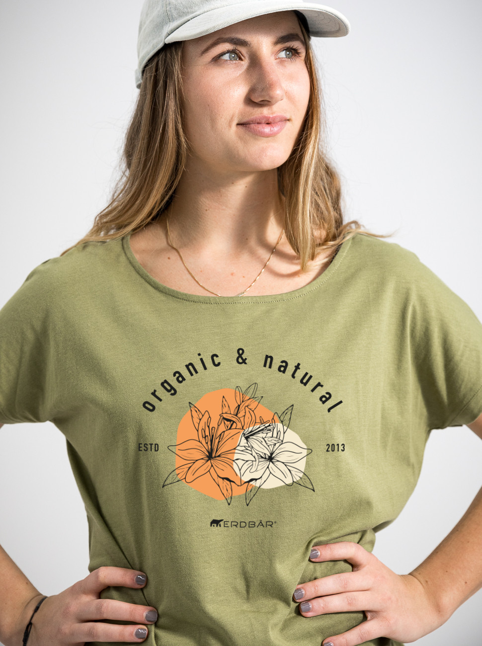 T-shirt LILIUM da donna in cotone biologico e TENCEL™  Modal