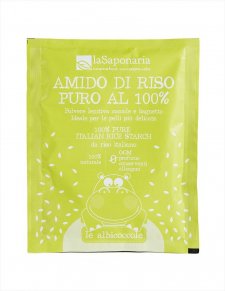 Amido di riso puro al 100% polvere lenitiva ideale per le pelli piu delicate