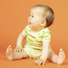 Body Coccodrilli a manica corta per neonato in puro cotone biologico