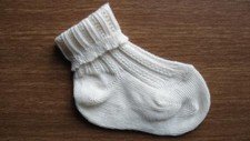 Calze neonato in lana naturale