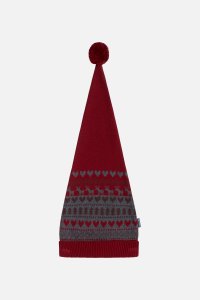 Cappellino da Elfo Fille Christmas in cotone biologico a maglia per bambini