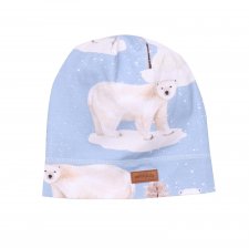 Cappello Orsi Polari per bambini in cotone biologico
