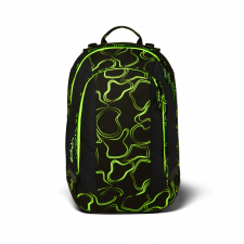 Lightweight ergonomic Satch AIR Green Supreme backpack for secondary school