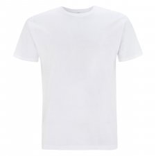 Maglietta unisex manica corta bianca in cotone biologico_60680