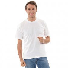 Maglietta unisex manica corta bianca in cotone biologico