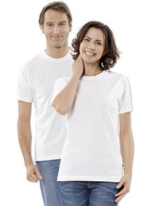 Maglietta unisex manica corta bianca in cotone biologico_36628
