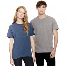 T-shirt unisex melange in puro cotone biologico
