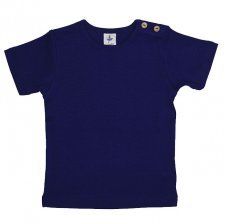 Maglietta T-shirt 100% cotone biologico Blu scuro