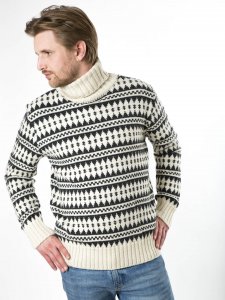 Maglione GORM dolcevita stile scandinavo da uomo in pura lana merino