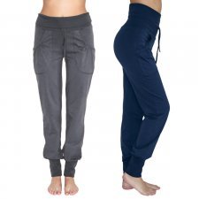 Pantalone Yoga con tasche in cotone biologico