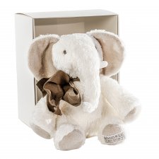 Peluche Elefantino Nellie in cotone biologico con scatola regalo