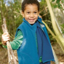 Sciarpa bambini Disana in lana merino biologica