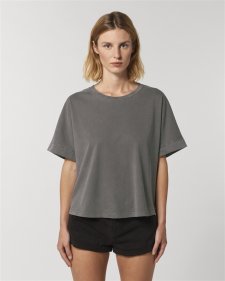 T-shirt donna Collider Vintage in cotone biologico_73740