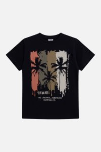T-shirt Hawaii per ragazzi in cotone biologico