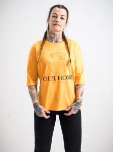 T-shirt OUR HOME da donna in cotone biologico e TENCEL™  Modal