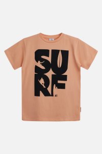 T-shirt Surf per ragazzi in cotone biologico