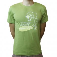 T-shirt Uomo PAZZIA in cotone biologico equo