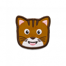 Zaino Daydreamer Badge Cat con velcro in Pet riciclato