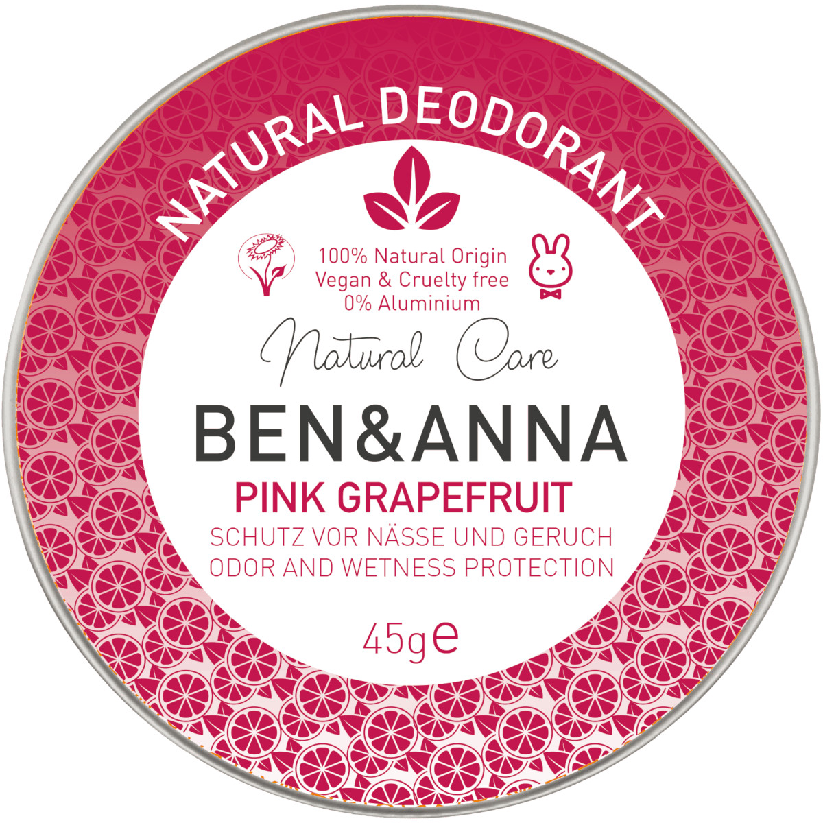 Deodorante in crema Pink Grapefruit Vegan Zero Waste_65161