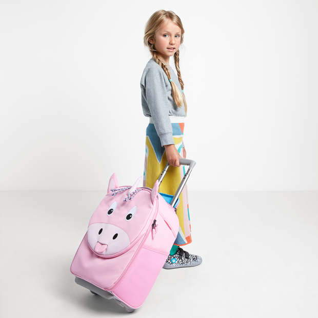 Valigia Trolley Ulrike Unicorno per bambini in Pet riciclato Equosolidale_78384