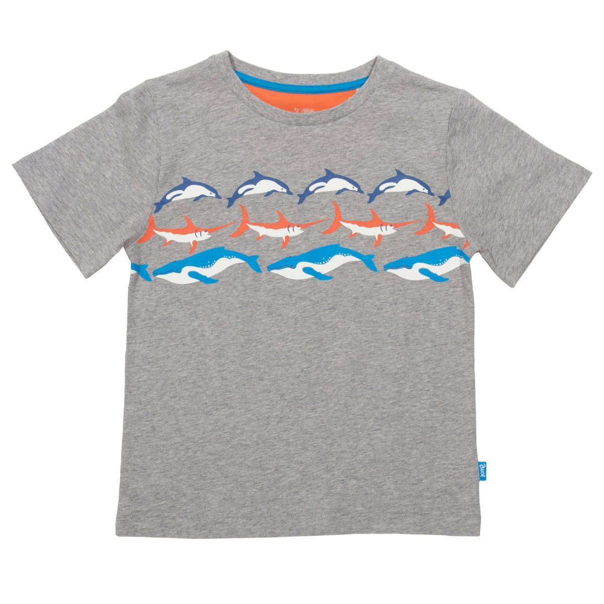 T-shirt Ocean teams per bambini in cotone biologico_79825