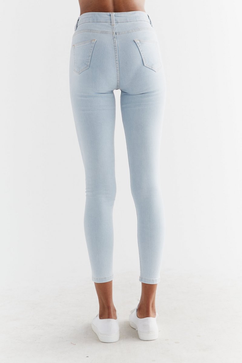 Jeans donna Skinny Fit, Ice Blue in cotone biologico_91306