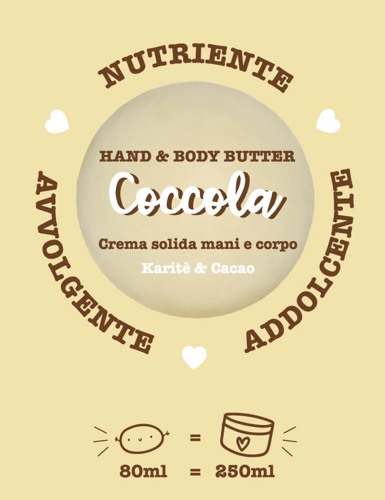 Crema solida mani e corpo Coccola - Karité & Cacao_97075