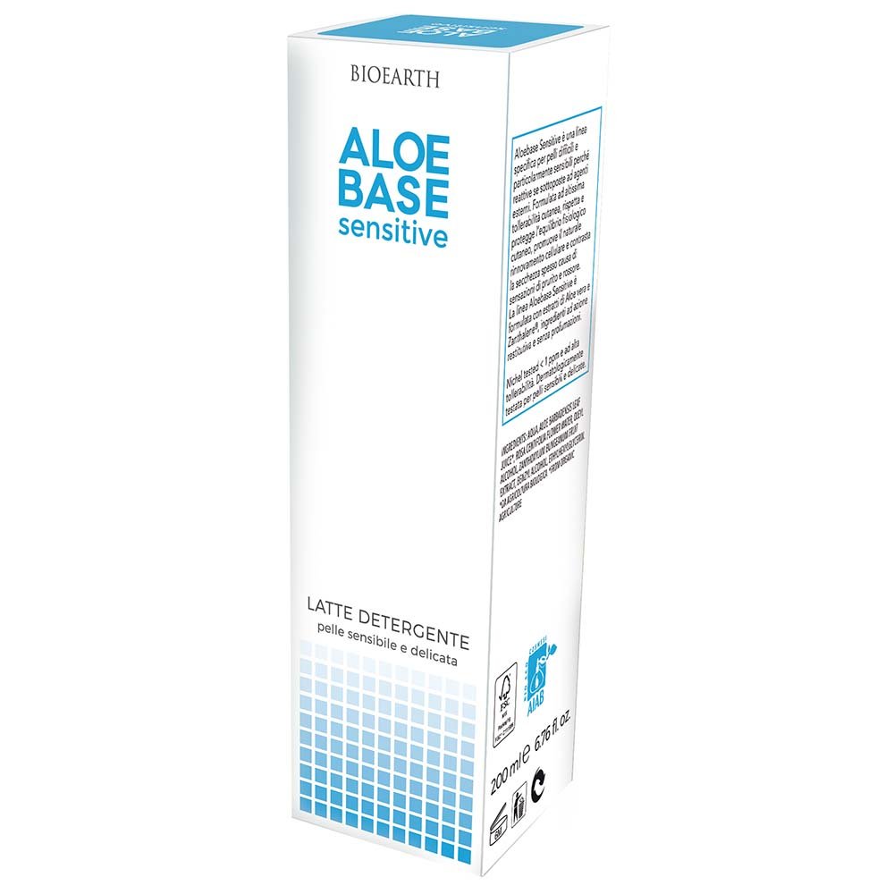 AloeBase Sensitive Latte detergente Pelli sensibili