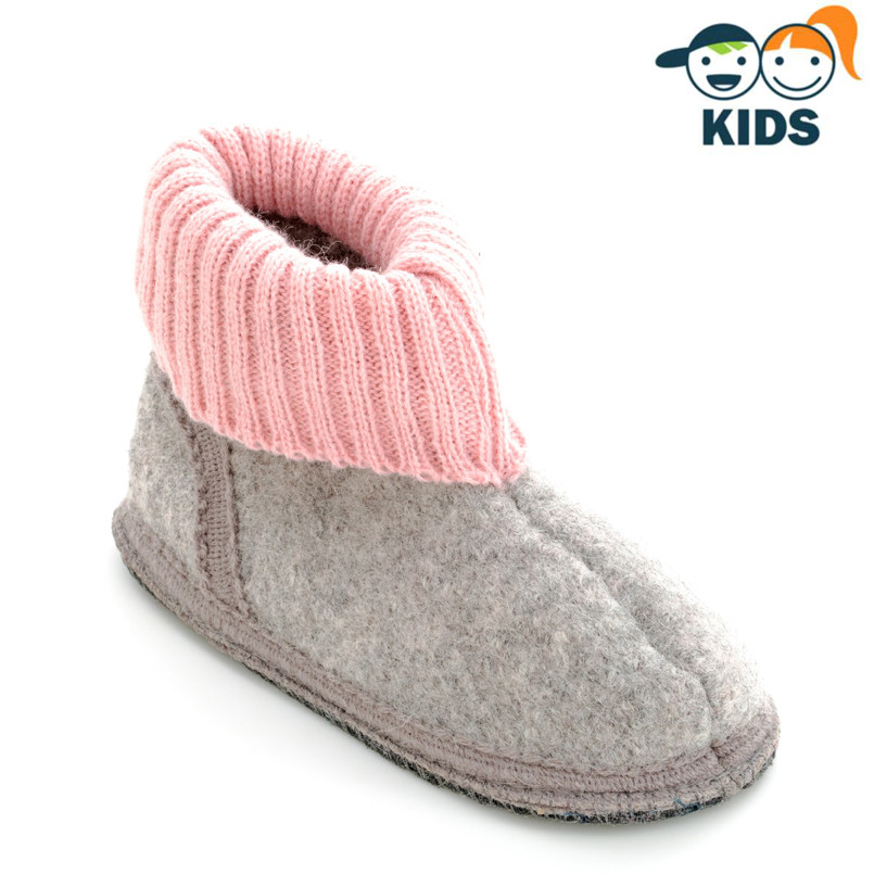 children's boiled wool slippers