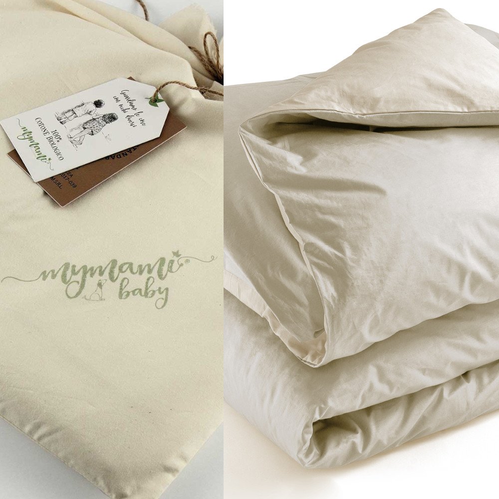 Baby Cot Duvet Cover Parure Mymami In Organic Raw Natural Cotton