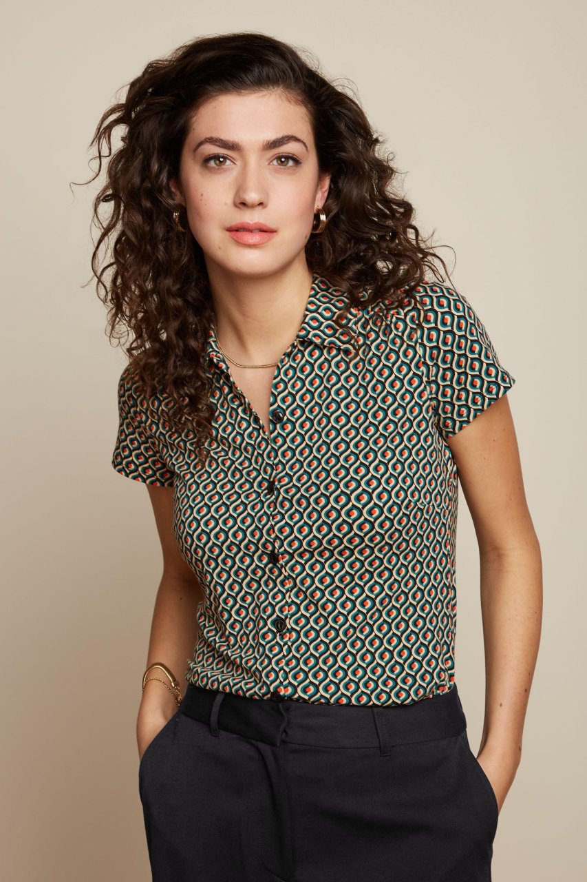 Camicia Rizo vintage da donna in cotone biologico organico